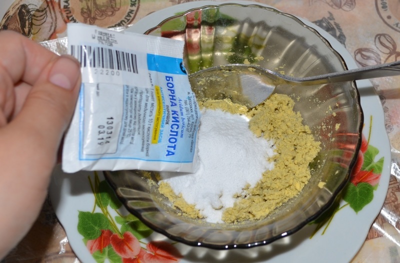 Готовим приманку для муравьев на борной кислоте