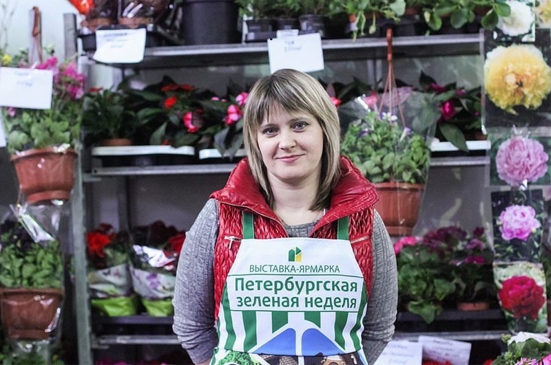 Цветы на выставке Петербургская зелёная неделя 2019