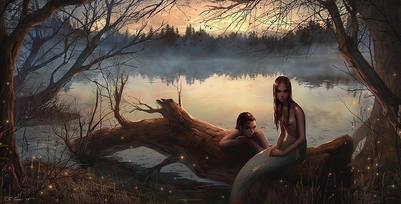 До Федота не купались - боялись русалок и водяных