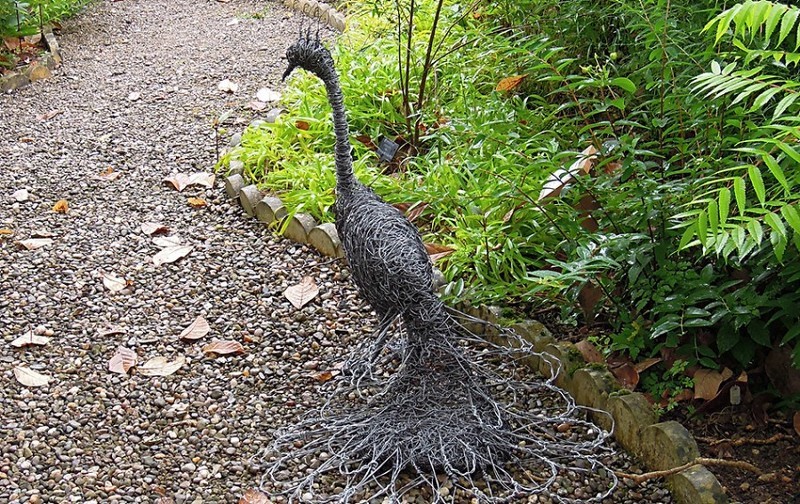 Садовые композиции из ивовых прутьев на Malvern Autumn Show