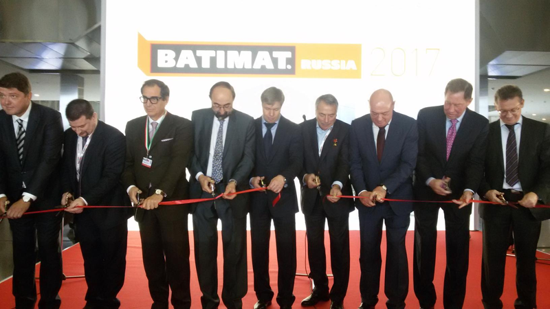 Открытие мероприятия BATIMAT RUSSIA