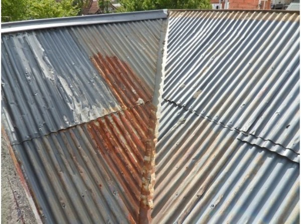 Ржавчина на профнастиле может привести к протечке крыши