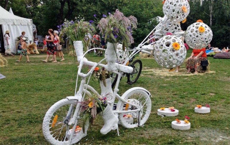 Выставка садового декора на фестивале Moscow Flower Show 2019